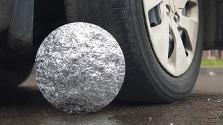 Experiment: Car Vs Foil Ball
