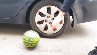 Experiment: Car Vs Watermelons