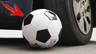 Experiment: Car Vs Soccer Ball