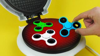 What if to Drop FIDGET SPINNER into Waffle Maker