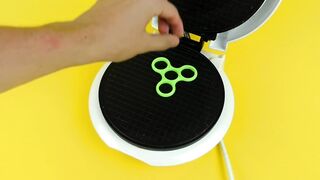 What if to Drop FIDGET SPINNER into Waffle Maker