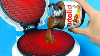 What if to Drop NUTELLA into Waffle Maker