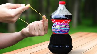 EXPERIMENT Coca-Cola VS 1000 Rubber Band