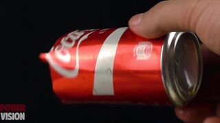 Coca Cola under Hydraulic Press