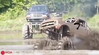 Doodles Mega Big Foot King of Off-Road | Extreme Off Road Truck Mud Race | Woa Doodles