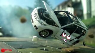 Funny Car Wars | Demolition Derby Hardest Hits | Banger Racing Angmering Raceway - Woa Doodles