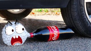 Crushing Crunchy & Soft Things by Car |  Experiment Car vs Coca Cola and Mentos - Woa Doodles