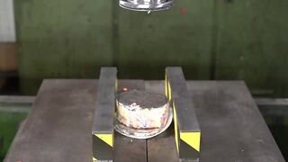 Can you turn Skittles Candy into Rock with the Hydraulic Press?