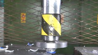 Giant Nut Vs. 150 Ton Hydraulic Press| Can we crush it?