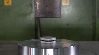 Making Coins with 150 Ton Hydraulic Press