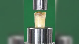How Strong is Chemical Metal? Hydraulic Press Test!