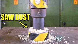 Can you Turn Sawdust back into Wood with Hydraulic Press?
