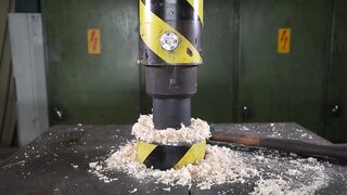 Can you Turn Sawdust back into Wood with Hydraulic Press?