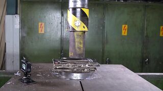 Which Is The Most Explosive Paper in Hydraulic Press? 150 Ton Hydraulic Press Test