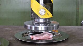 Can You Tenderize a Steak with Hydraulic Press | Taste Test!
