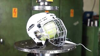 How Strong Are Knight Helmets? Hydraulic Press Test!