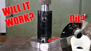 Extracting Oil from Oil Sand With Hydraulic Press?