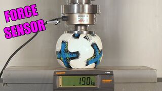 How Much Weight Can Different Balls Hold? Hydraulic Press Test