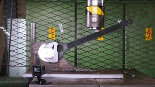 Testing Huge Wrench and Other Tools with 150 Ton Hydraulic Press