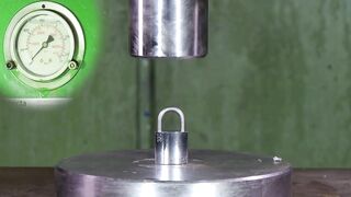 Cheap Vs. Expensive Products Pressure Test With Hydraulic Press