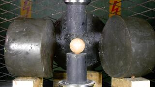 Ball Bearing = The Most Dangerous Thing To Crush With Hydraulic Press