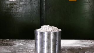 Making Sandstone from Sand with Hydraulic Press