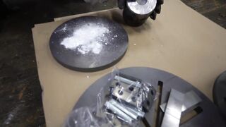 Turning Sugar and Salt into Rock with Hydraulic Press | in 4K