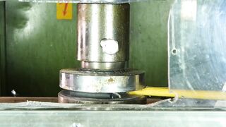 Crushing vice and other tough stuff with hydraulic press