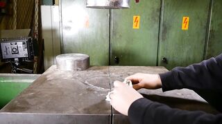 How many times you can fold fabric with hydraulic press