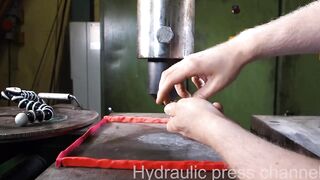 Crushing Real Diamond with Hydraulic Press