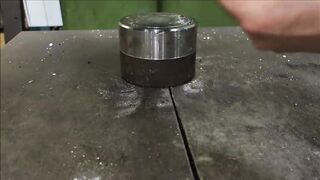 Can you fold paper more than 7 times with hydraulic press
