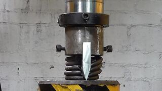Spring vs. hydraulic cutter, the cutting sound is so beautiful