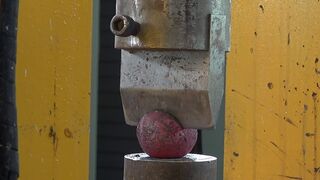 Hydraulic press challenges the strongest steel