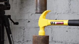 Hydraulic press challenges the strongest steel