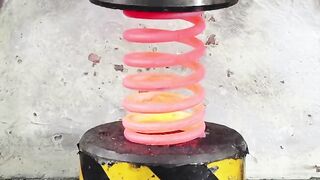 Can squash the mechanical spring？