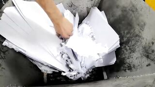 Can the crusher smash 2000 sheets of white paper?