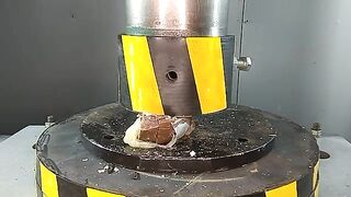 ГИДРАВЛИЧЕСКИЙ ПРЕСС vs АВТОМАТИКИ | Давить предметы - Hydraulic Press 100 ton
