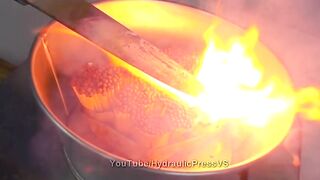 EXPERIMENT Glowing 1000 degree KNIFE vs COMPILATION