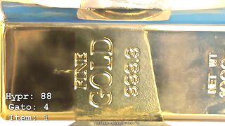 Gold Bar vs Hydraulic Press - $40,000 Gold Crushing