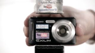 Digital Camera vs Hydraulic Press - Drill vs Hydraulic Press