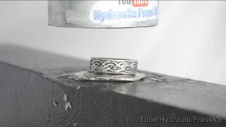 Steel Rings Vs Hydraulic Press - How to Propose to Your Girlfriend