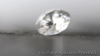 Diamond vs Hydraulic Press - Real is rare