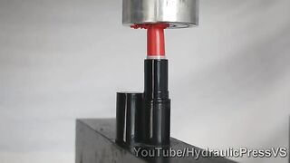 Chapstick vs Hydraulic Press - How to kiss