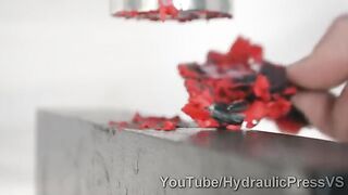 Chapstick vs Hydraulic Press - How to kiss