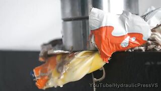 Kinder Egg Vs Hydraulic Press - World's most dangerous Egg