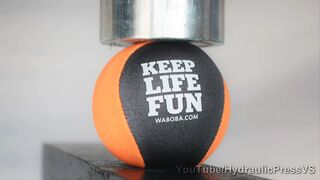 Water Ball vs Hydraulic Press - Keep Life Fun