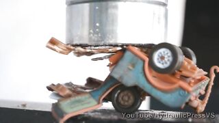 Cars 2 vs Hydraulic Press - Lightning McQueen & Mater