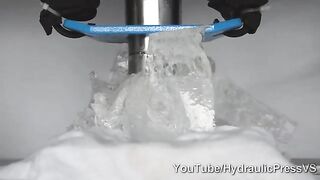 Ice Block vs Hydraulic Press - Bartending pressy style