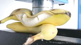 Bananas vs Hydraulic Press - It's time to go bananas
