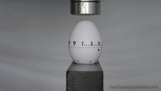 Egg timer vs Hydraulic Press